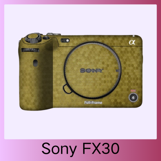 Corpo da Sony FX30  - Pele câmera, adesivo câmera - com alta resistência a arranhões, à prova d'água e com design elegante.